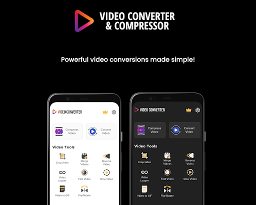 Android application Video Converter, Compressor screenshort