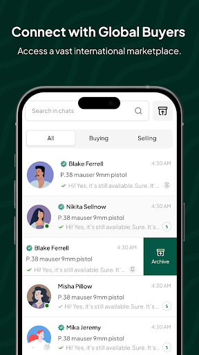 Screenshot of Miltrade -Military Marketplace
