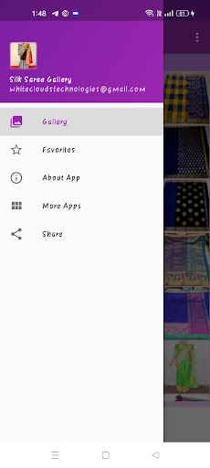Android application Silk Saree Gallery screenshort