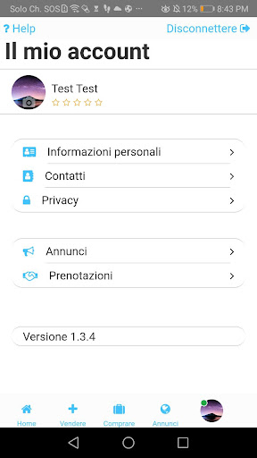Travel Post Services Screen 3