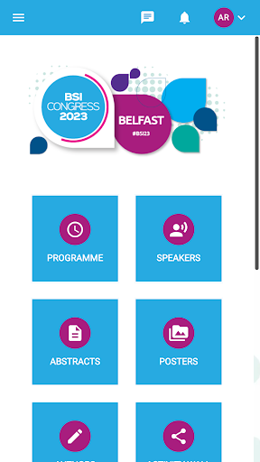 Android application BSI Congress 2023 screenshort