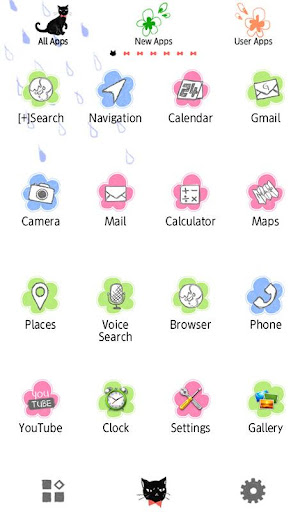 Girly Wallpaper Fancy Cat Screen 2
