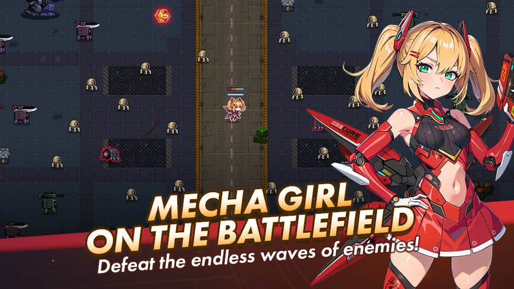Mecha Girls Survivor v1.00.09 APK + Mod [Mod Menu][God Mode][High Damage] for Android