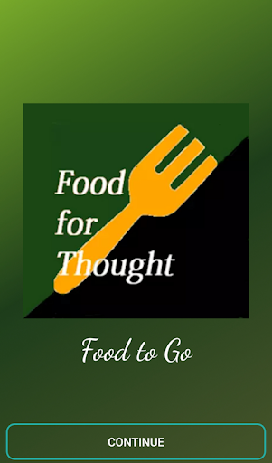 Food for Thought Admin Demo Screen 2