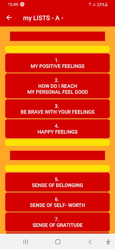 MY FEELINGS Screen 3