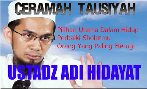 Ceramah Ustadz Adi Hidayat Mp3