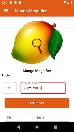 Android application Mango Magnifier screenshort