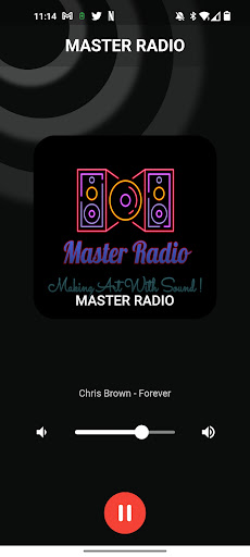 Android application Master Radio screenshort
