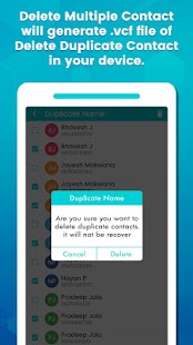 Duplicate Contacts Remover - Contact Optimizer Screenshot