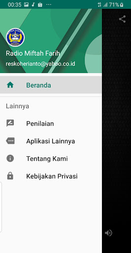 Radio Miftah Farih Screen 3