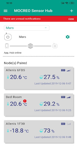 MOCREO Sensor Screen 3
