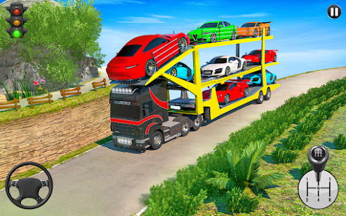 Crazy Car Transport Truck Game Varies with device APK screenshots 2