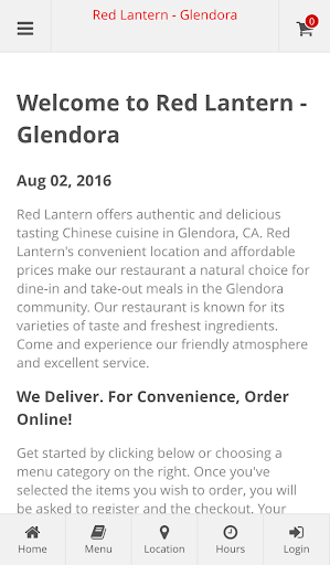 Android application Red Lantern - Glendora screenshort
