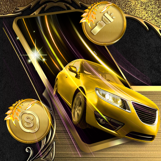 Golden Car Launcher Theme 4.2 Icon