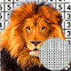 Lion Pixel Art-Animal Coloring By Number