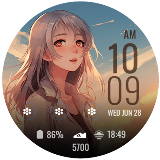 Anime Girl logo