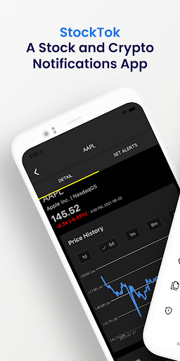 Android application StockTok - Stock Crypto Alerts screenshort