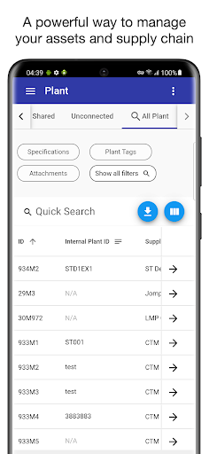 Android application aquipa screenshort