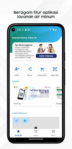 Android application TIRAQU Mobile App screenshort