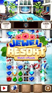 Jewel Resort: Match 3 Puzzle