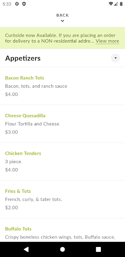 Dine on the Go - El Centro Screen 3