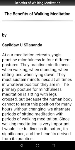 Benefits of Walking Meditation Screen 2