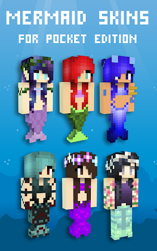 Android application Mermaid Skins screenshort