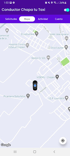 Chapa tu taxi - Conductor Screen 2