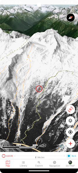 OUTMAP: hike, ski, outdoor Snaps 1