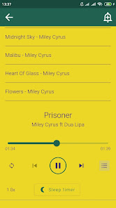 Captura de Pantalla 2 Miley Cyrus-Flowers Songs 2023 android