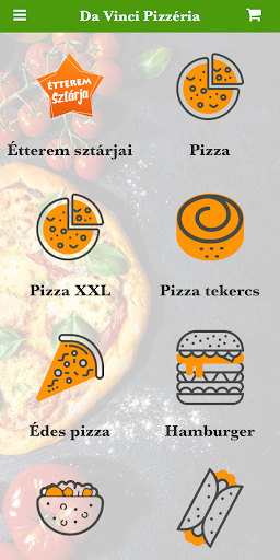 Android application Da Vinci Pizzéria screenshort
