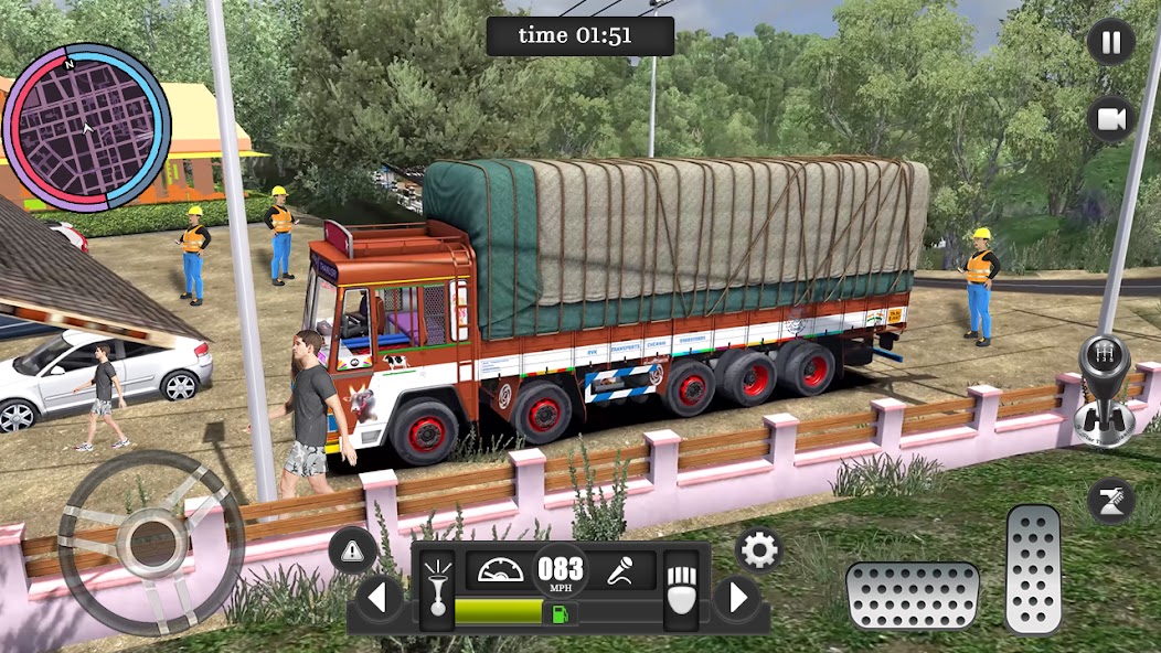 Indian Truck Cargo Simulator 2021:New Lorry Games banner