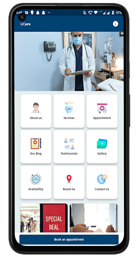 Android application Ucare screenshort