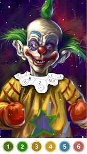 Clown Coloring Book Color Game