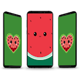 Cute Watermelon Wallpaper icon