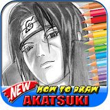 How to draw akatsuki icon
