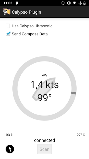 Android application AFTrack Calypso Plugin screenshort