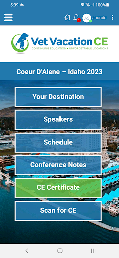 Vet Vacation CE Screen 3