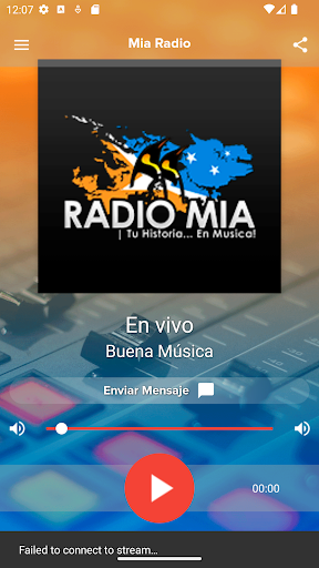 Android application Mia Radio screenshort