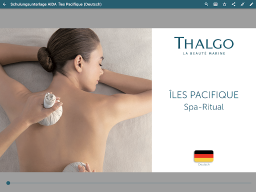 Android application THALGO Deutschland screenshort