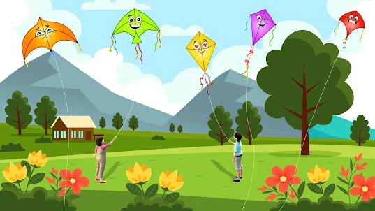 Emoji Kite Game Kite Flying 3D