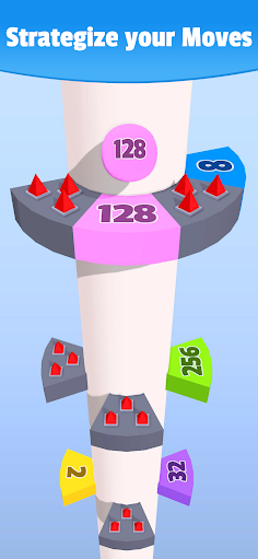 2048 - jump to merge - Screenshot 3