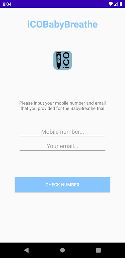 Android application iCOBabyBreathe screenshort