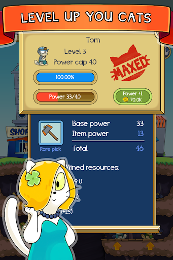 Dig it! - idle cat miner tycoon screenshots 3