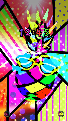 Summer Pineapple - Wallpaper Screen 2