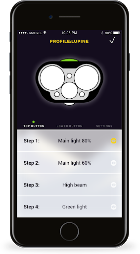 Lupine Light Control 2.0 Screen 2
