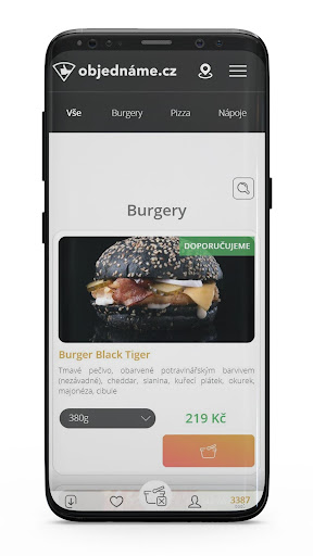 Android application Objednáme.cz screenshort