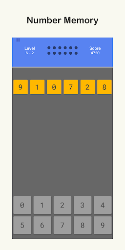 Brain Sharp: Memory & Math Screen 3