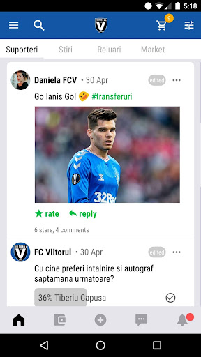 Android application FC Viitorul screenshort