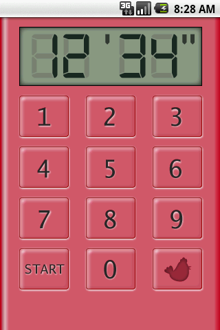Android application Kitchen Timer+ screenshort